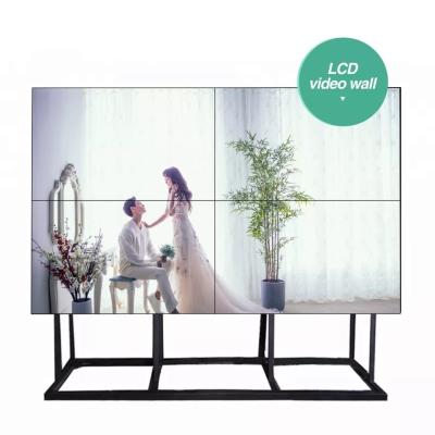 China 4x4 Ultra Thin LCD Video Wall Screen 55 Inch 500cd/M2 Long Lifespan for sale