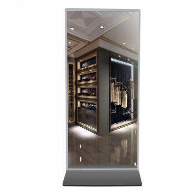 China High Brightness Magic Mirror LCD Interactive Kiosk 43 Inch 4G For Mall for sale