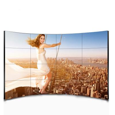 China 55 Inch 1080P FHD Curved LCD Video Wall Multi Touch With Wall Processor for sale