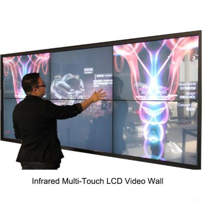 Chine Samsung rétrécissent l'écran de visualisation visuel de mur d'affichage à cristaux liquides d'écran tactile du mur 3X3 d'affichage à cristaux liquides d'encadrement à vendre