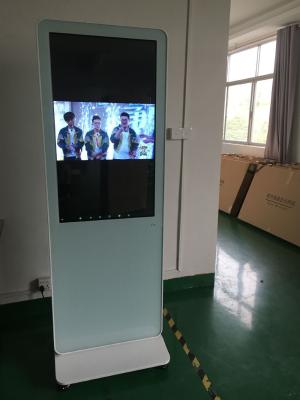 China Indoor Multimedia Touch Screen Advertising Kiosk 49 Inch Shockproof 128G SSD for sale