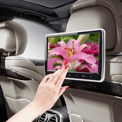 China 10 Inch Seatback Car LCD Screen HD With Dvd Player UV Painting IR FM Transmitter for sale
