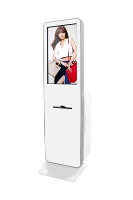 China Photo Printing Touch Screen Internet Kiosk With A4 Printer Metal Keyboard for sale