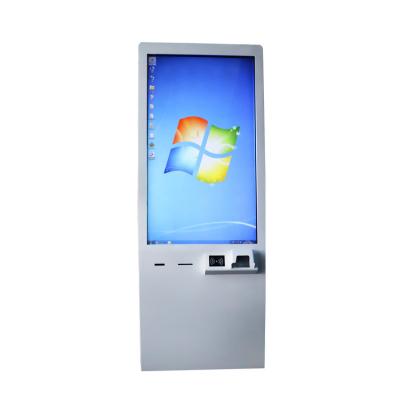 China Floor Standing Self Service Payment Kiosk Touch Screen Terminals 350 Nits Brightness For Bank for sale