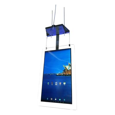 China OLED Paper Thin Hanging Wall Mounted Digital Signage Tempered Glass 55