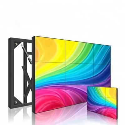 China Smart TV Flexible Lcd Video Wall Display 55 Inch Ultra Narrow Bezel 1.8mm HD 4K for sale