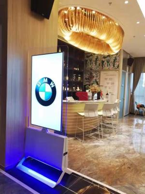 China Double Sided Floor Standing Digital Signage LG Panel 43'' 55'' Ultra Slim Design for sale