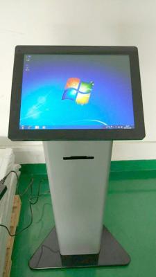 China Tela táctil capacitivo do PC do quiosque do serviço de um auto de 15,6 polegadas com impressora/leitor de cartão à venda