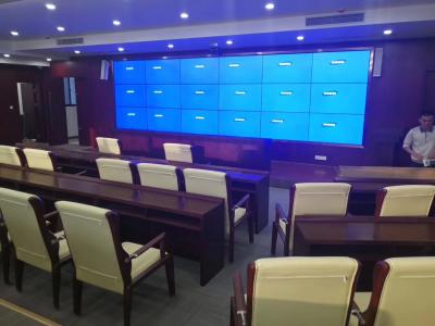 China Bisel fino TV 49 de la reproducción de vídeo del LCD del alto brillo 55 pulgadas 3W para la pared video en venta
