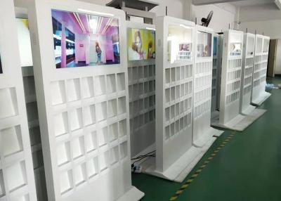 중국 사진 부스를 세우는 3G 터치 스크린 450 cd/m2 55in 바닥 판매용