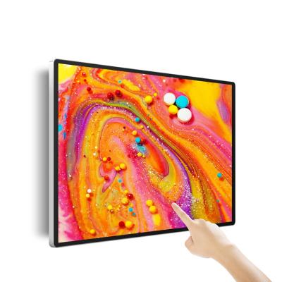 China Media Player touch screen 3.6GHz CPU 300cd/m2 Wall Mounted  32 Inch RK3368 for sale
