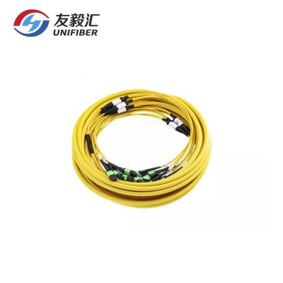 China Customized MPO / MTP Female Fiber Trunk Cable Single Mode 96 Core Polarity B for sale