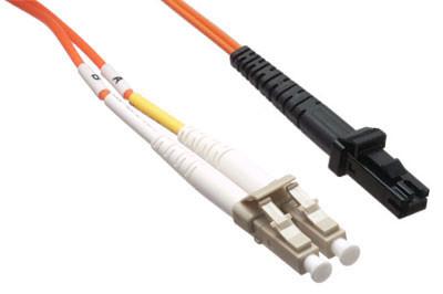 China MTRJ zur LC-Multimodefaser-Flecken-Kabel-Duplex-Faseranzahl 50/125um 62.5/125um zu verkaufen