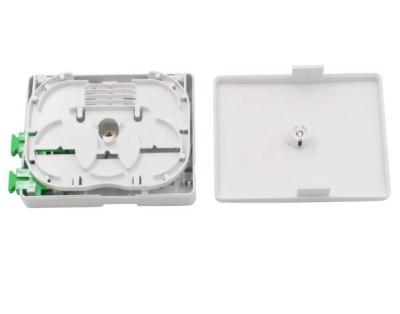 China Indoor Wall Mounted Fiber Optic Cable Termination Boxes With SC/LC Connectors for sale