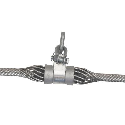 China Wire Cable Suspension Clamp Flat Fiber Optic Cable For Adss Fiber Cable Line for sale