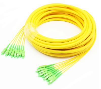 China 8/12/24/48 Core Fiber Optic Breakout Cable SC/APC Load With Strong Protective Pulling Tube for sale