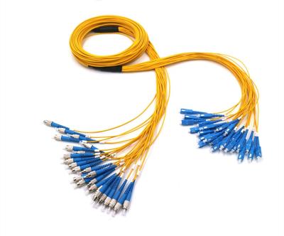 China 24 Core SC Upc To FC Upc LSZH OM3 Pre Terminated Patch Cord for sale