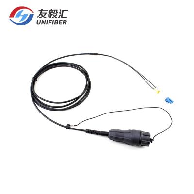 China FTTA CPRI IP67 Waterproof FullAXS LC UPC Fiber Cable Assembly for sale