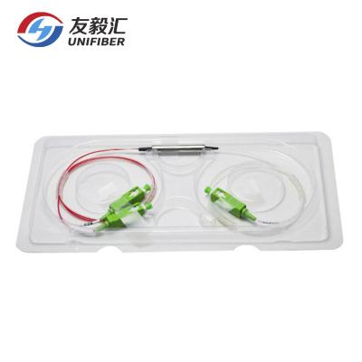 China SC/APC 1550nm 3 Port Optical Circulator 900um For Wavelength Drop for sale