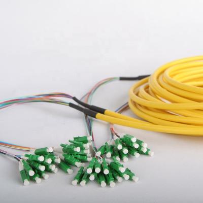 China LC/APC OS2 Indoor Pre Terminated Multi Fiber Cables SingleMode for sale