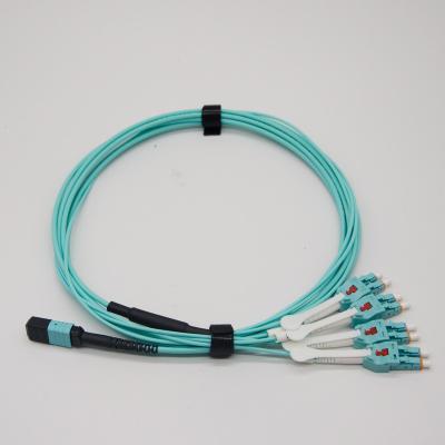 China OFNP Push Pull Tap 8F MPO MTP Patch Cord Duplex LC Uniboot for sale