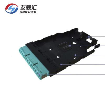 Chine Clôture de tableau de connexions de module de cassette d'évasion du quadruple LC 8F MPO MTP à vendre