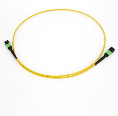 China Tipo de cabo manutenção programada do tronco da fibra MPO do PVC LSZH 8/12/24 milímetro da polaridade de B à venda