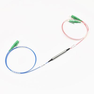 China 1610nm LC APC Fiber Optical Circulator Low PDL Polarization Insensitive Circulator for sale
