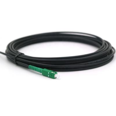China El SC APC de la coleta de la fibra de LSZH G657A2 5.0m m FTTH cae el cable CATV en venta