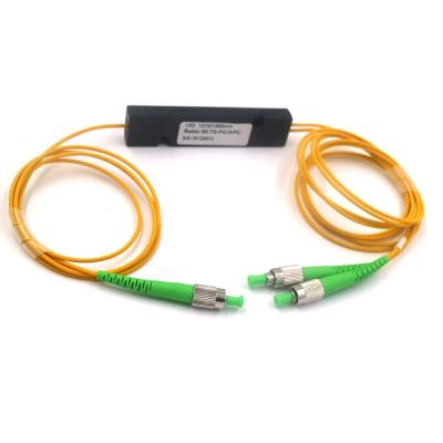 China 1310 1550nm divisor do Plc da fibra do acoplador 50/50 FC APC da fibra ótica do ABS 1x2 FBT à venda