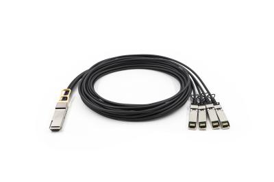 Китай кабель медного кабеля 7m QSFP DAC присоединения 10Gbps 24AWG сразу продается