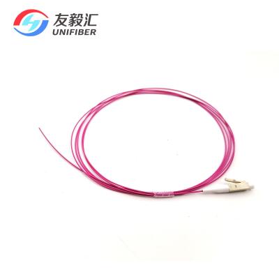 China Trança 50/125um multimodo OM4 da fibra ótica do amortecedor do LC UPC 900um à venda