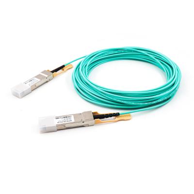 China Multimode OM3 100G QSFP28 Active Optical Cable Low Power 850nm For Data Center for sale