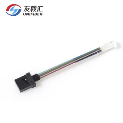 China High Precision MT FA Short Patch Cord 8F 12F 24F Bare Ribbon Fiber for sale