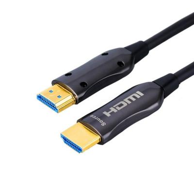 China cable óptico activo 4k 8K de la asamblea de cable de la fibra de la TV HDMI 2,0 de alta velocidad interiores en venta
