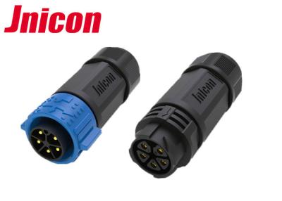 China Push Locking Waterproof IP67 Circular Multipole Connectors With Cable for sale