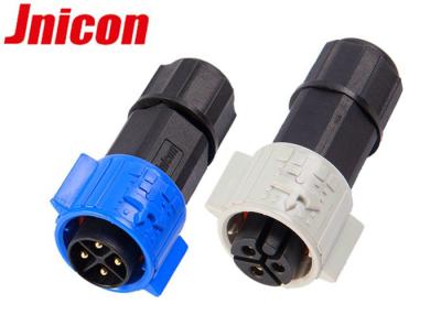 China Electrical Waterproof Circular Connectors , 3 Pin 4 Pin Round Connector With Male Female for sale