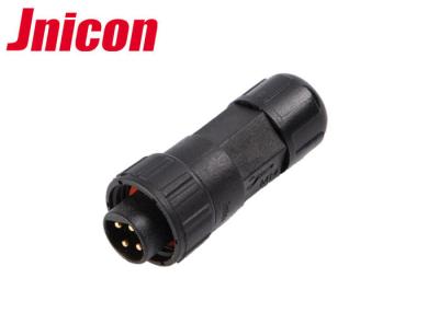 China Black Ring 10A Power Connector Waterproof Easy Locking High Durability for sale