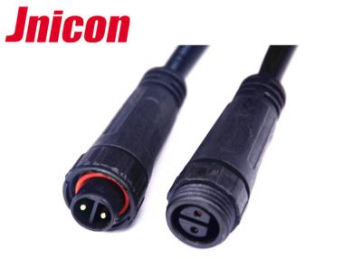 China 250V 10A IP68 2 Pin Connector Outside LED Lighting Nylon Male Female Plug for sale