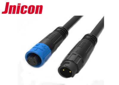 China Plastic Shell IP67 Waterproof Connector , 2 Pin M12 Waterproof Connector for sale