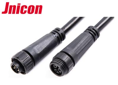 China 300V 10A Waterproof Cable Connector Male Female Over Molding With Screw Locking for sale