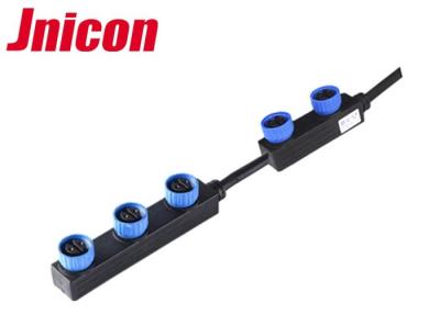 China Conector de la prenda impermeable de la forma IP67 de F, conector plástico impermeable con el cable en venta