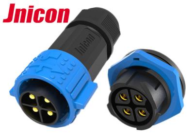 China Rear Panel Mounting Waterproof Plug Connectors , M25 4 Pin Waterproof XLR Connectors for sale