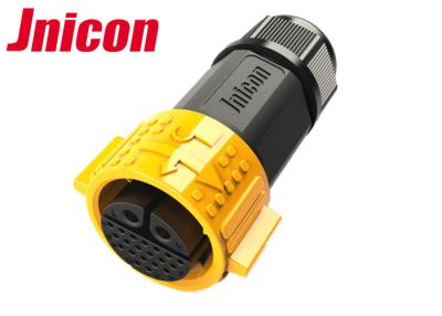 China Multi Pin Circular Waterproof Plug Socket , 22 Pin IP Rated Cable Connectors for sale