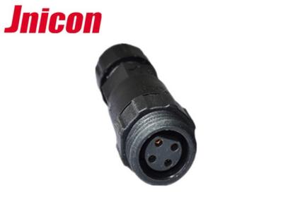 China UL Approved 10A Waterproof Plug Connectors 4 Pole Male Female Screw Connecting for sale