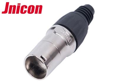 China Circular Outdoor Rj45 Connector Male Waterproof IP44 IP65 For LED Screen for sale