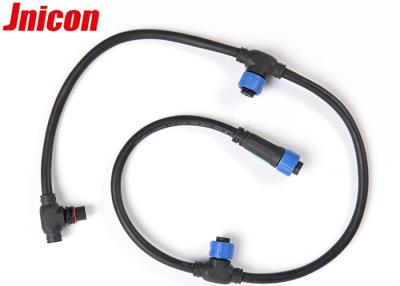 China T Shaped IP67 Cable Connector 10A / 300V For Electrical Power Extension for sale