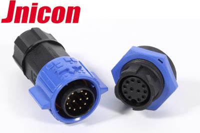 China 12 Pin Waterproof Data Connector IP67 / IP68 M19 Screw Locking Connecting for sale