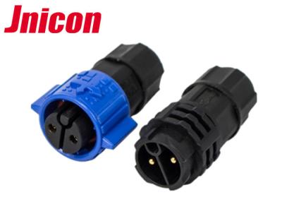 China Plastic Circular IP Rated Cable Connectors M19 Series 2 Poles For LED Screen for sale
