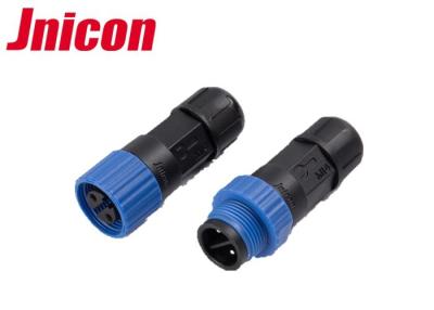 China LED Lighting Waterproof Power Connector 2 Pin Male Female Screw Locking IP68 for sale
